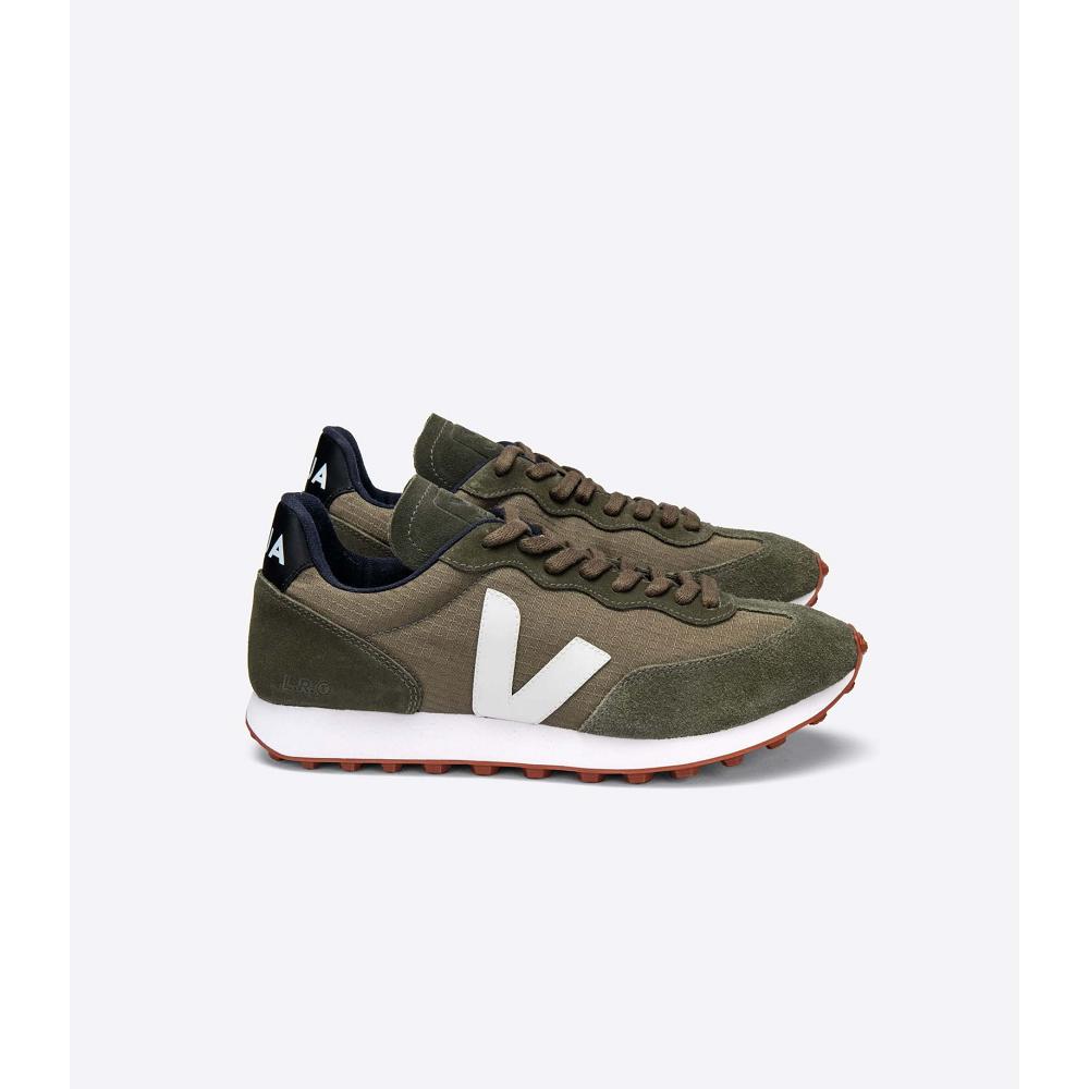 Veja RIO BRANCO RIPSTOP Men\'s Running Shoes Olive | NZ 165RVD